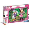 Clementoni - Puzzle per Bambini 24 Pezzi Supercolor, per Bambini 3+ Anni, Illustrazione Disney Minnie, Idea Regalo, Made in Italy, 62x42 cm, 24091