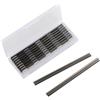 BE-TOOL 10 pezzi di lame reversibili per piallatrice da 82 mm, lame per piallatrice elettriche per falegnameria in HSS di precisione con due taglienti compatibili con Makita/Black/Decker