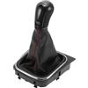 TUCKBOLD Pomello Cambio Manuale 6 Velocità Per VW Eos 2006-2015 1 Pz | Colore: Nero, Rosso; Materiale: Plastica, Ecopelle; Compatibilità: Per VW Golf 2003-2016, Per VW Jetta 2004-2010.