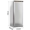Armadio Congelatore Professionale Inox 600, -23°C/-18°C, con Interno In ABS Termoformato - Classe A