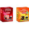 Crastan Capsule Compatibili a Modo Mio, Ginseng & Caffè, 16 Unità & Capsule Compatibili A Modo Mio - Orzo Biologico, 16 Unità