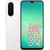 Samsung Galaxy A26 5G Bianco 128GB Memoria 6GB Ram Display 6.7" Amoled 120H 50Mp