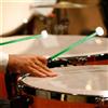 Martello per tamburo per timpani con testa in feltro da 2 pezzi con testa in
