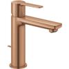 MISCELATORE LAVABO GROHE LINEARE 32114DL1 TAGLIA S ORO ROSA SPAZZOLATO
