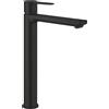 MISCELATORE LAVABO ALTO GROHE LINEARE 234052431 TAGLIA XL NERO OPACO