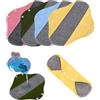 HUVZOR Cotone Riutilizzabili Salvaslip Mestruazioni, 23x11cm 8 Pezzi - Graphene Materiale Antigoccia, Comodo e Traspirante per Igiene Quotidiana, Lavabile Ideale per Incontinenza Leggera