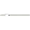 Bic Penna a sfera con cappuccio BIC Cristal Glacé punta M 1 mm - inchiostro nero - colore fusto argento - 302533