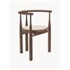 New Works Sedia con braccioli in legno di noce Bukowski - Beige