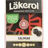 Lakerol 4 scatole x 25g di Läkerol Salmiak - Stevia - Originale - Svedese - Senza zucchero - Liquirizia salata - Pastiglie - Pastiglie - Gocce - Dragees - Caramelle - Dolci