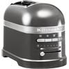KitchenAid 5KMT2204EMS Argento Medaglia Tostapane 2 Fette, 7 diversi gradi di doratura