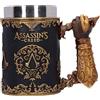 Nemesis Now Assassin's Creed - Boccale da 15,5 cm, in resina, nero/oro, prodotto ufficiale Assassin's Creed, tazza da birra in resina di alta qualità, accuratamente dipinta a mano