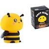 I-TOTAL® - Luce Notturna LED in Silicone Morbido - Lampada Ricaricabile con 9 Colori, Perfetta per Cameretta e Relax (BEE)