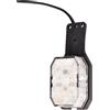 ASPÖCK Faro di posizione sinistro a LED ASPÖCK FLEXIPOINT con staffa, bianco/rosso
