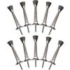 Design House 181735 rigid cast Door stop, 10-pack, nichel satinato