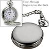 Orologio Da Tasca Hunter Full Pocket FOB Inciso Testo Gravat0 Quarzo