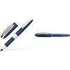Schneider One Change Penna roller per mancini e destrorsi, colore inchiostro: blu, tratto 0 & One Business penna roller 1er in blister blau