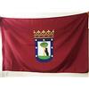AZ FLAG Bandiera Madrid 150x90 cm Stendardo Spagnola Poliestere 100D Asola | Uso interno ed esterno bandiera decorativa Ciudad de Madrid doppie cuciture e bordi rinforzati con guaina per asta