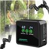 Bacxzomx Nebulizzazione Terrario Rettili, Umidificatore per Terrario Rettili con Ugelli a 360° e Timer, Sistema di Nebulizzazione Intelligente per Rettili Piante Tropicali Anfibi