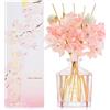 COCORRÍNA Fiore Diffusore Profumo Ambiente con 8 Bastoncini di fragranza 250ml- Cherry Blossom, Naturale, di Lunga Durata, per la Camera da Letto, L'Ufficio, Il Bagno (Collezione Master)