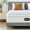 SZsuilong Materasso 140 x 200, 30 cm, spessore H3 H4, materasso ibrido con memoria di forma e molle insacchettate indipendenti, alta resilienza 7 zone, perfetto supporto ultra traspirante certificato