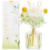 COCORRÍNA Fiore Diffusore Profumo Ambiente con 8 Bastoncini di fragranza 250ml- Gardenia, Naturale, di Lunga Durata, per la Camera da Letto, L'Ufficio, Il Bagno (Collezione Master)