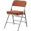 KAIHAOWIN Sedia Pieghevole Extra Imbottita con Cuscino Super Morbido, Comfort per Soggiorno, Sala da Pranzo e Ufficio, Marrone