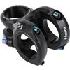 INFINAUTO Attacco Manubrio Corto Nero 1 Pz Alluminio 31.8mm 40mm 0° | Per Mountain Bike, Bici Da Strada, MTB, BMX, Fixie Gear E Ciclismo. Installazione Semplice E Leggero.