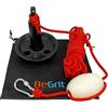 BeGrit Kit di Ancora per Barca da 5 lb Mushroom Anchor Ancoraggio Kayak Carbonio Acciaio Ancora per Jet Ski SUP & Paddle Board Barche con 10 m Corda di Traino e Boa e Borsa di Trasporto