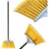 York Scopa per Esterni con Manico - Scopa da Giardino con Setole Dure e Rigide - Ideale per Terrazzo, Garage, Cortile e Strada - Rimuove Foglie, Sabbia, Ghiaia e Neve - Larghezza - 24cm