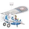 DALBER, Lampada da soffitto per bambini aereo Snoopy 54302, E27-15W, blu, lampade per bambini