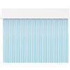 MERCURY TEXTIL MercuryTextil P69 Tenda Porta PVC 210 x 90 cm (Trasparente+Filo Blu P6)
