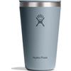 Hydro Flask - All Around Tumbler Press-In Lid 473 ml (16 oz) - Antischizzo, Antiperdita, Compatibile con Portabicchieri - Mantiene le Bevande Fredde per 24 Ore & Calde per 12 Ore - Shale Gray