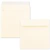NEUSER PAPIER 25 pezzi - Buste quadrate - Bianco opale - 17 x 17 cm - Grammatura: 120 grammi per m² - chiusura adesiva - patta piatta