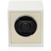 MODALO Twist - Caricatore automatico per 1 orologio/orologio Winder - motore silenzioso 900 TPD, legno massiccio e pelle, superficie antigraffio, per uomo e donna
