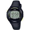 Casio Orologio da polso da donna al quarzo sportivo bracciale e cassa in resina di colore nero display analogico nero - LW-203-1B
