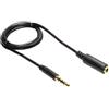 Good Connections AS-35V4B2- Prolunga per cavo jack, 3,5 mm, presa a 4 poli, colore nero