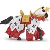 Papo - Statuetta Cavallo di Re Artù Rosso Realistica - 3 Anni + - Collezione Fantastico & Medievale - Gioco Creativo Leggende Arturiane - Idea Regalo Giocattolo Bambina Bambino