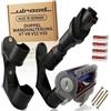 ULROAD Supporto per accessori adatto per Dyson V7 V8 V11 V15 montaggio a parete ugello bocchetta a lancia spazzola (2 pezzi nero)