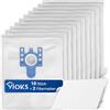 VIOKS Set di 20 sacchetti di ricambio per aspirapolvere Miele 9917730 per s 8340 e ricambio per aspirapolvere Miele Gn adatto per aspirapolvere Miele