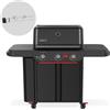 Weber Genesis E-330WR Stealth - Barbecue a gas - Con girarrosto