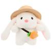 Aurihxus Coniglietto pasquale con orecchie cadenti, coniglietto pasquale di peluche, giocattolo di peluche coniglio, peluche coniglio per bambini ragazzi, ragazze (Bianco)