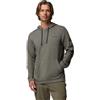 Columbia Hoodie Felpa con Cappuccio Trek, Charcoal Heather/Logo Manica CSC, M Uomo