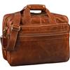 STILORD 'Leopold' Grande borsa in pelle da Insegnante Professore Portadocumenti a tracolla per Ufficio Lavoro A4 raccoglitori in cuoio Uomo Donna, Colore:cognac lucente