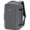 ECOHUB Zaino Ryanair 40x20x25, Zaino da Viaggio da 20L con 10 Tasche, Valigia Bagaglio a Mano Porta PC 14 pollici, Zaini Donna Uomo in PET Riciclato per Trekking e Lavoro (Grigio)
