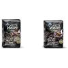 Riso Scotti Pasta Venere Rigatoni 400g e Pasta Venere Fusilli 400g, Pasta Integrale di Riso Venere Coltivato in Italia, Fonte di Fibre, Fosforo e Proteine, Ideale per un'Alimentazione Equilibrata