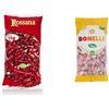 Rossana Caramelle Rossana L'originale, 1 kg & Bonelle ai gusti di Frutti di Bosco, 1 kg