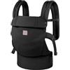 GAGAKU Marsupio Neonato, Marsupio Ergonomico Neonato, per bambini da 3,2 a 15 kg (4-36 mesi), confortevole e leggero, Anteriore e Posteriore, per Neonati e Bambini - Nero