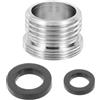 QUARKZMAN Riduttore Per Aeratore Rubinetto, 1/2 Maschio A M22 Maschio Con Guarnizione, Lunghezza 15mm