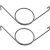 Create idea 2 pz Molla di riparazione Compatibile con GU PSK 966 Molla di ricambio per carrello destro in acciaio inossidabile 9-29665-00-R per sistema di serratura per porta scorrevole 35x34mm
