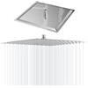 Thalire 30cm Soffione Doccia Grande, Doccino per Doccia Grande in Acciaio Ino | Alta Pressione con 360° Regolabile | Doccino Autopulente per Docce SPA (G1/2 Universale)